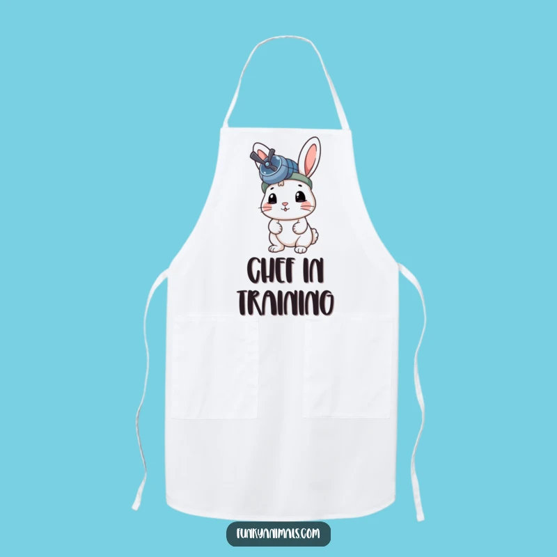 Funny Rabbit Apron: Cook Up Adventures, Whimsical Kitchen Gift