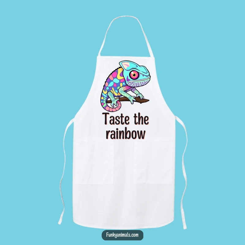 Funny Chameleon Apron: Cook Up a Colorful Storm