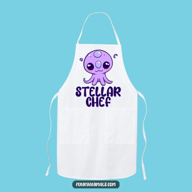 Funny Alien Wiggle Apron: Cook Like an Extraterrestrial!