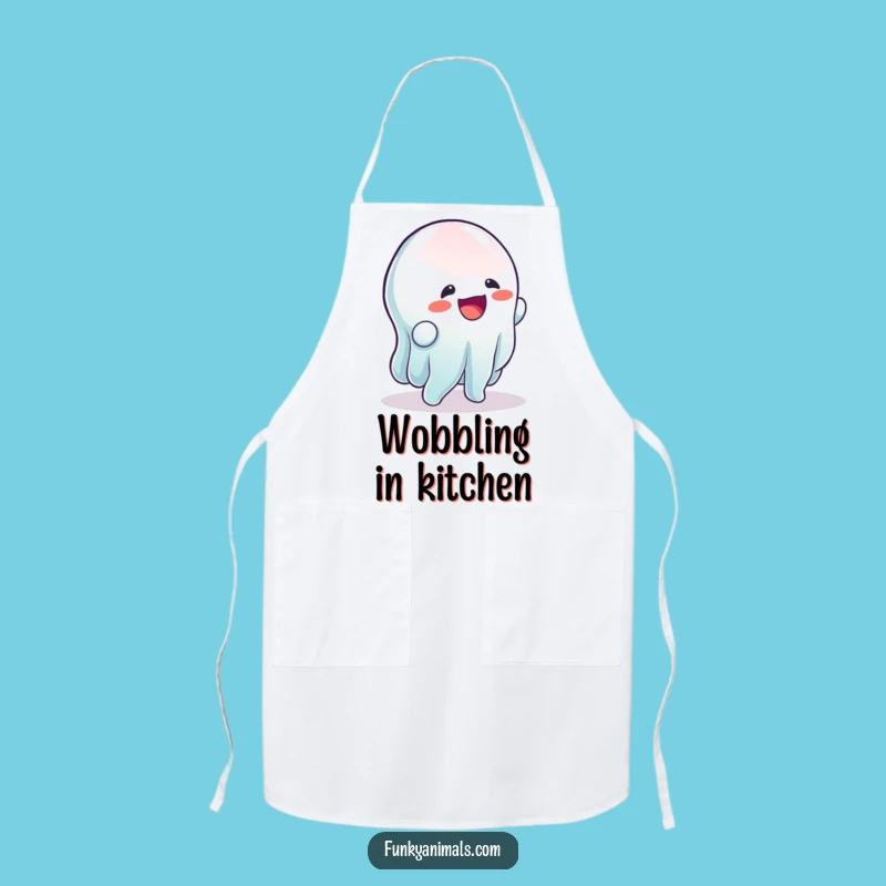 Funny Wobbling Gelatinous Being Apron - Wobble While You Cook!