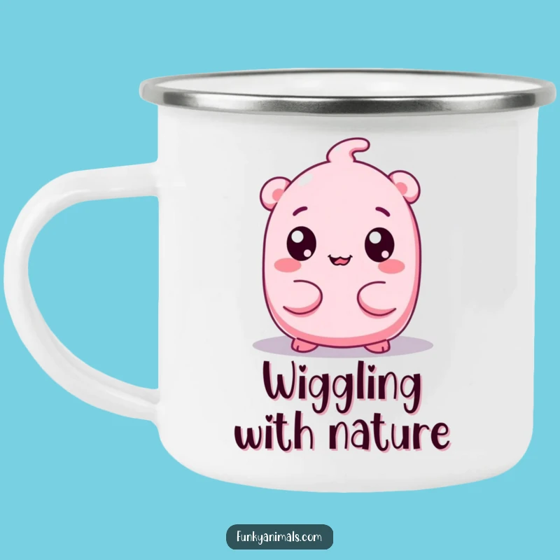 Funny Squishy Being Camping Mug - Adventure Fuel for Fun, Unique Funny Gift!