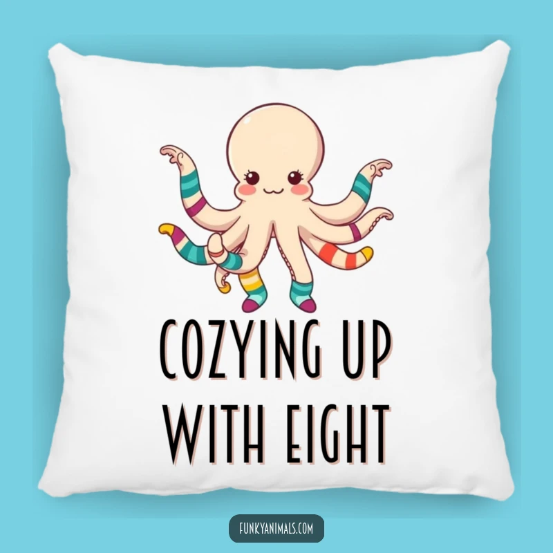 Funny Octopus Dancing Socks Pillow - Cozy Hilarious Gift for Comfort
