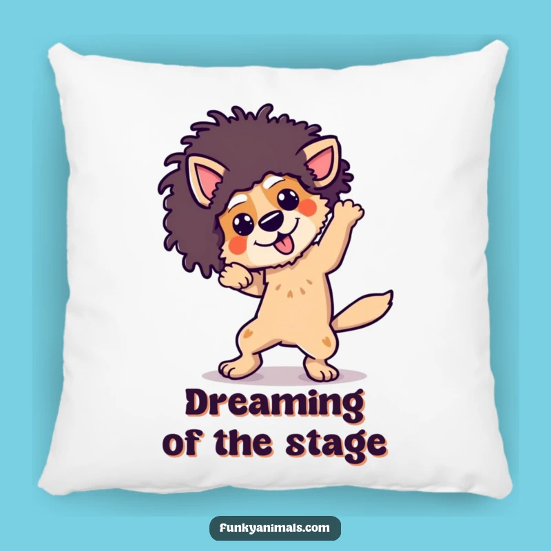 Cozy Funny Breakdancing Dog Pillow: Snuggle with Funk, A Soft Funny Gift