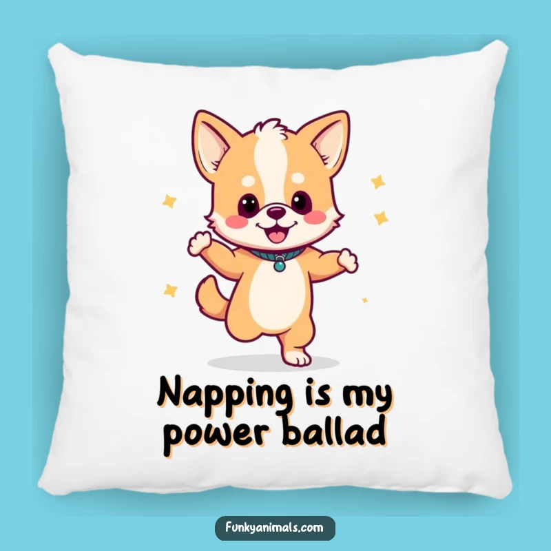 Funny Dancing Dog Cub Pillow: Cozy Grooves & Music - Comfy Funny Gift