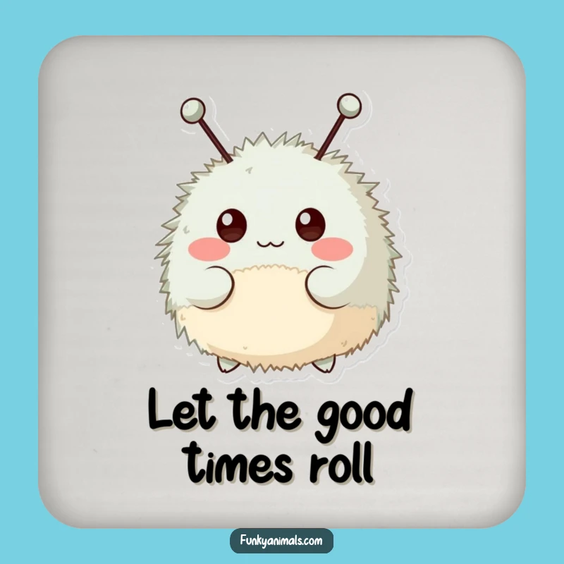 Funny Fuzzy Creature Coaster Set: Protect Surfaces with Rhythm