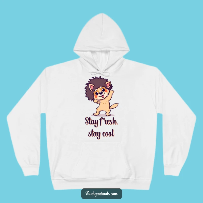 Cozy Funny Breakdancing Dog Hoodie: Stay Smooth and Warm, A Fun Funny Gift
