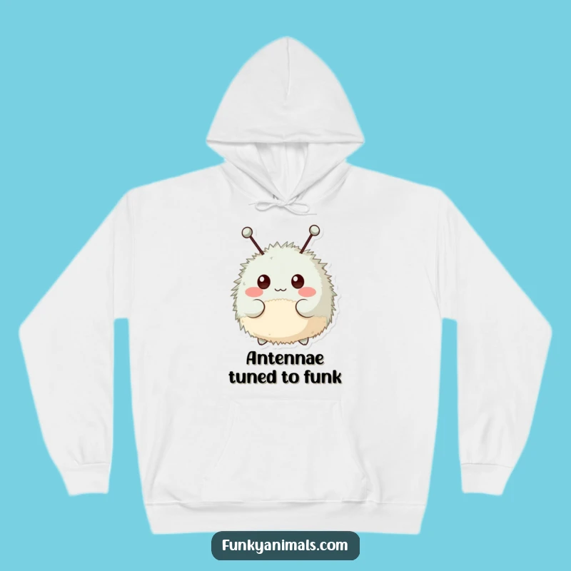 Cozy Funny Fuzzy Creature Hoodie: Warmth for Your Rhythmic Soul