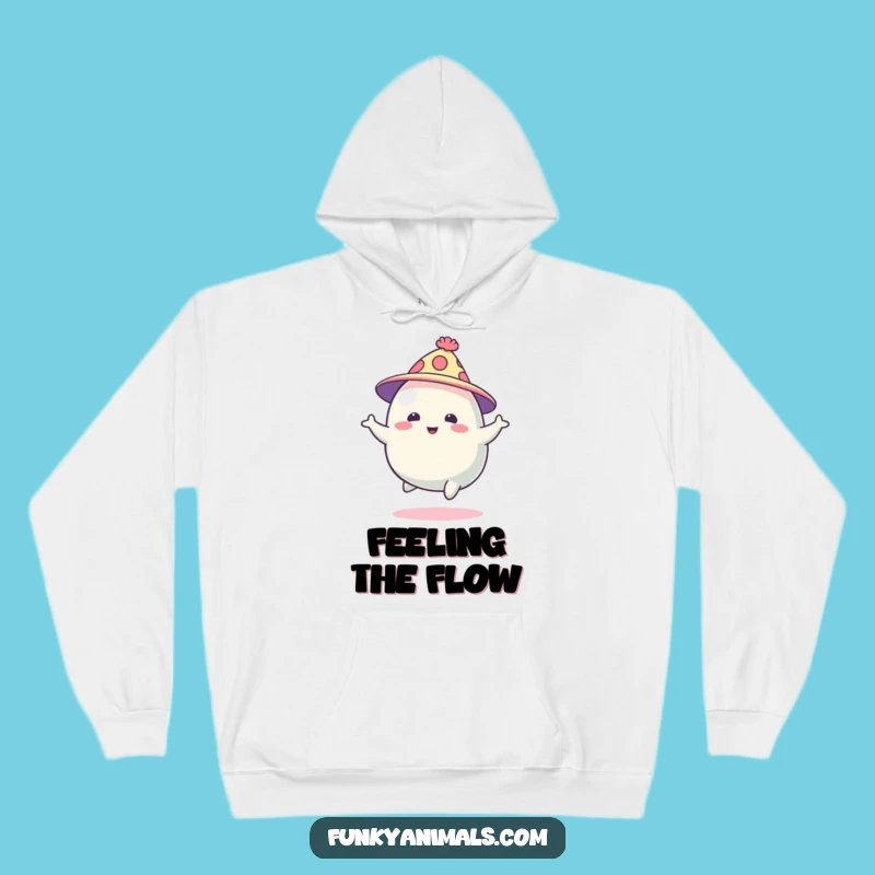 Cozy Funny Blob Creature Hoodie: Abstract Art, Funky Hat Fun, Perfect Warm Gift