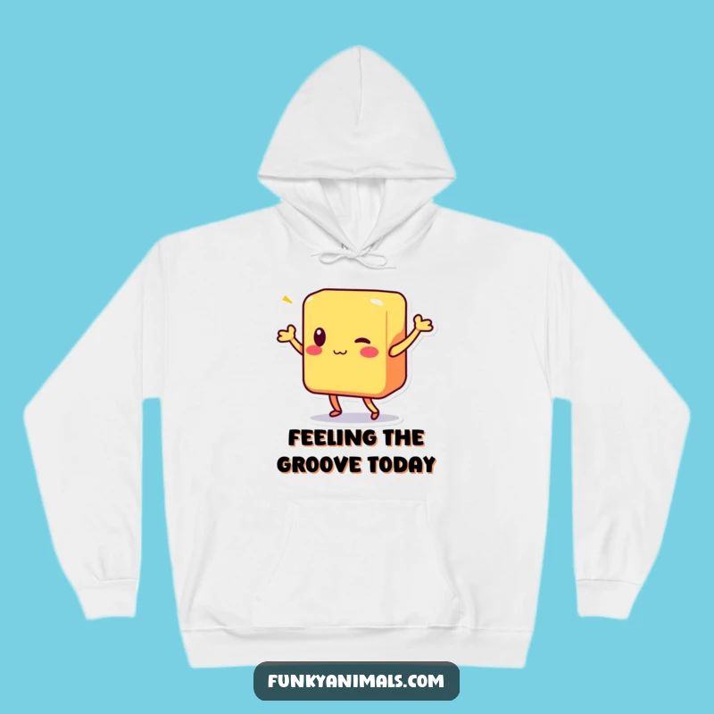 Cozy Funny Shimmy Block Character Hoodie: Warmth and Laughter Guaranteed