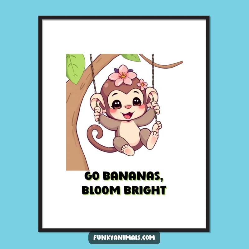 Free Printable Monkey Wall Art: Funny Downloadable Decor for a Playful Room