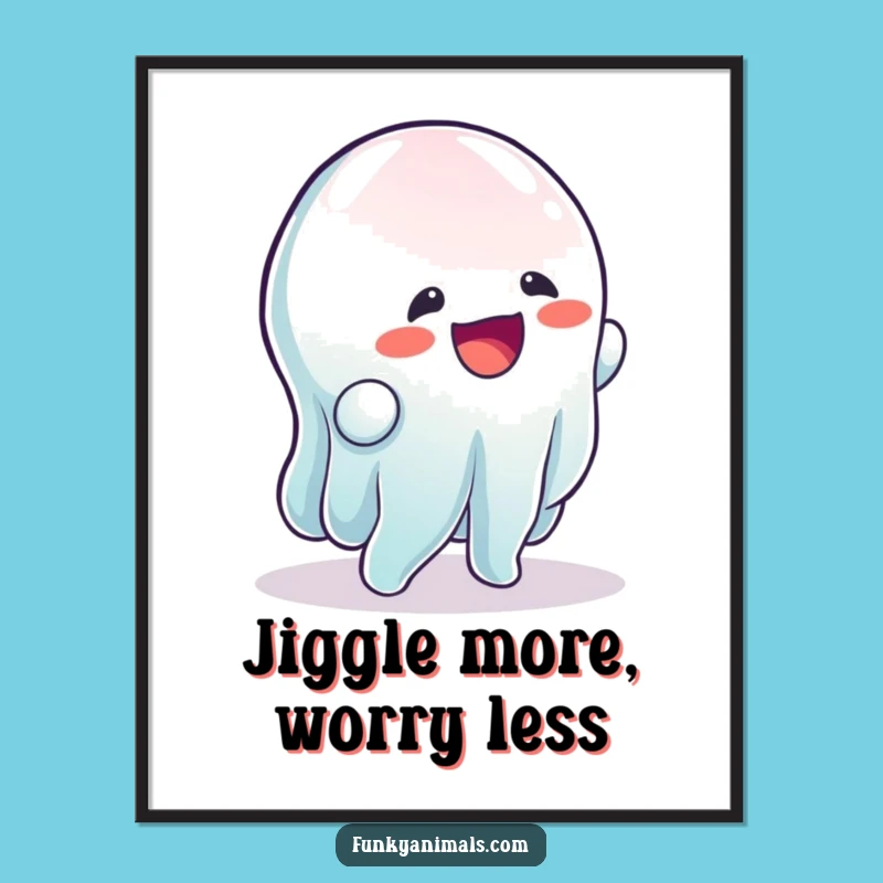 Funny Free Printable Wall Art: Gelatinous Wobble, Hilarious Downloadable Art for Decor