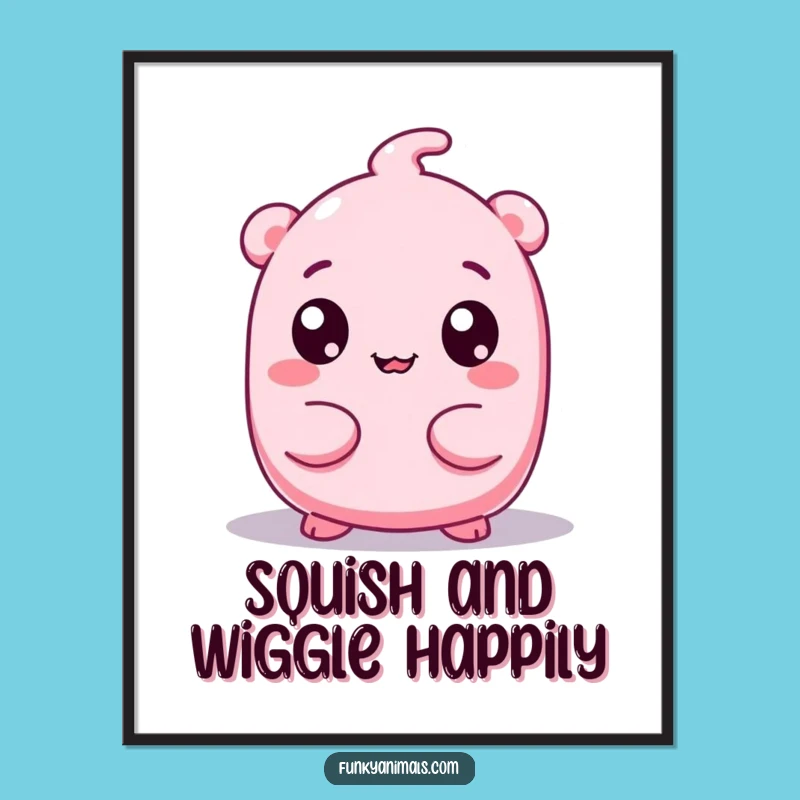 Free Printable Funny Squishy Wall Art: Googly Eyes Wiggle Downloadable Art