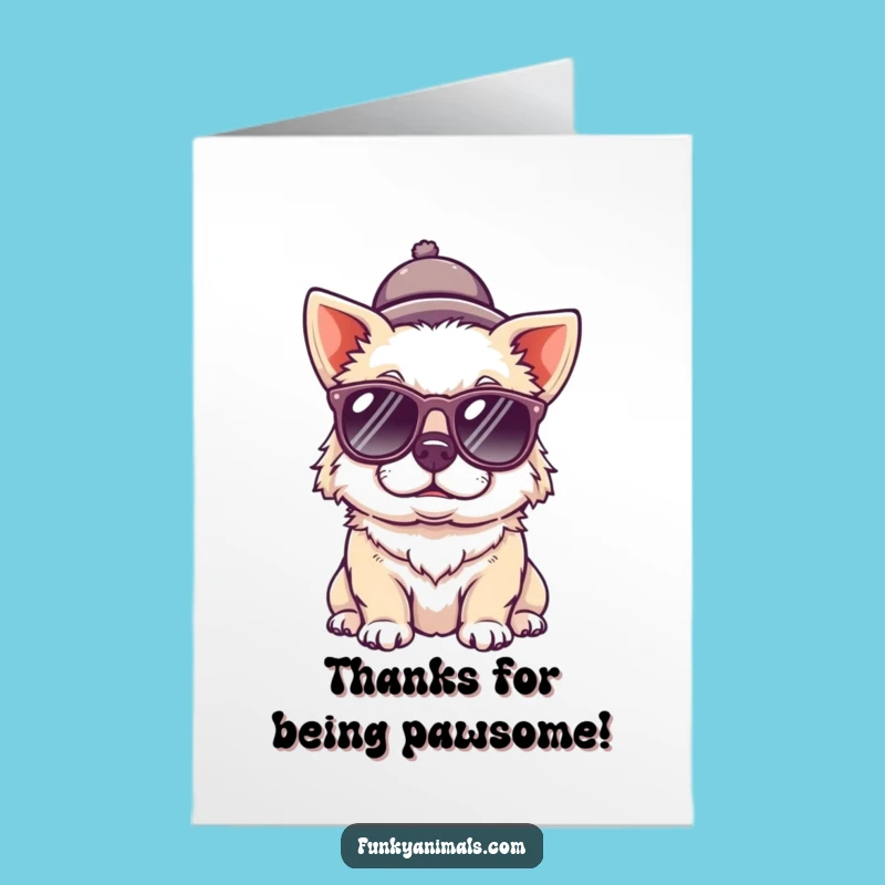 Free Printable Thank You Card: Doggo Expresses Gratitude Hilariously!
