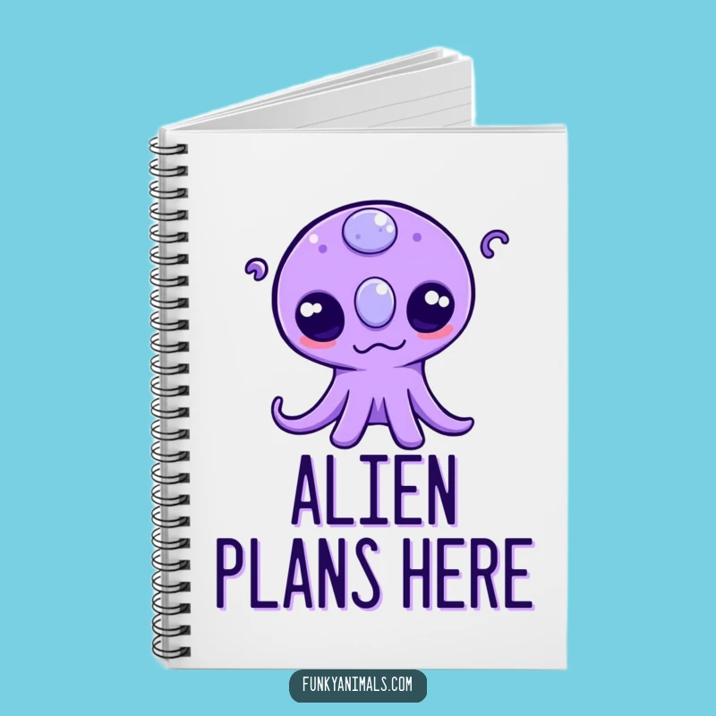 Funny Alien Wiggle Notebook: Document Your Galactic Discoveries!