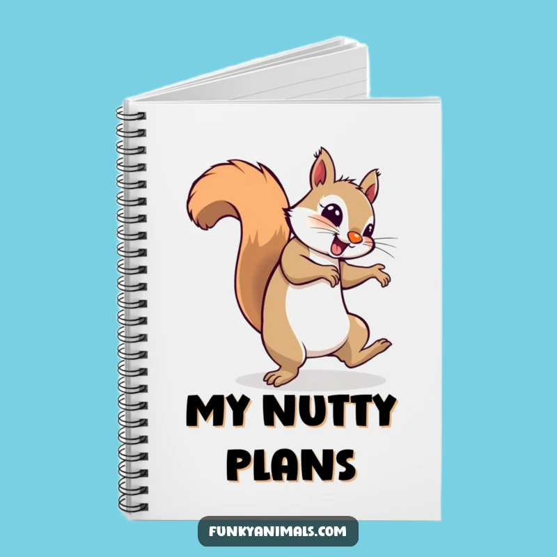 Funny Breakdancing Squirrel Notebook: Jot Down Ideas with Groovy Style!