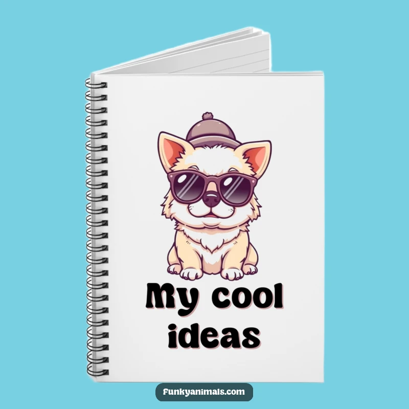 Funny Dog Notebook: Jot Down Ideas with This Quirky Canine Companion