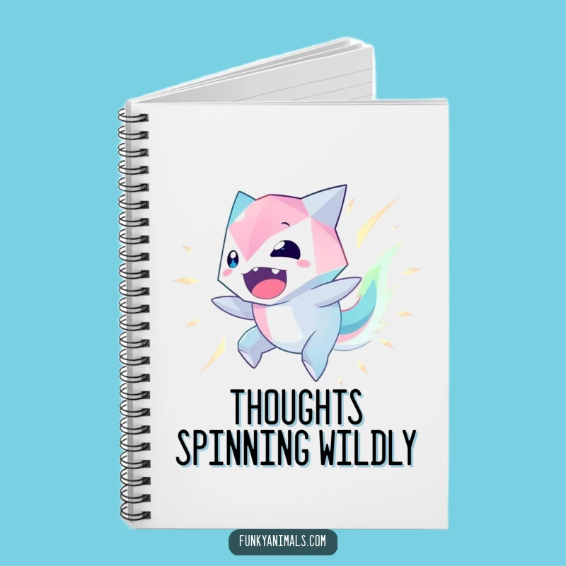 Funny Geometric Creature Notebook: Spin Your Ideas onto the Page with This Hilarious Design