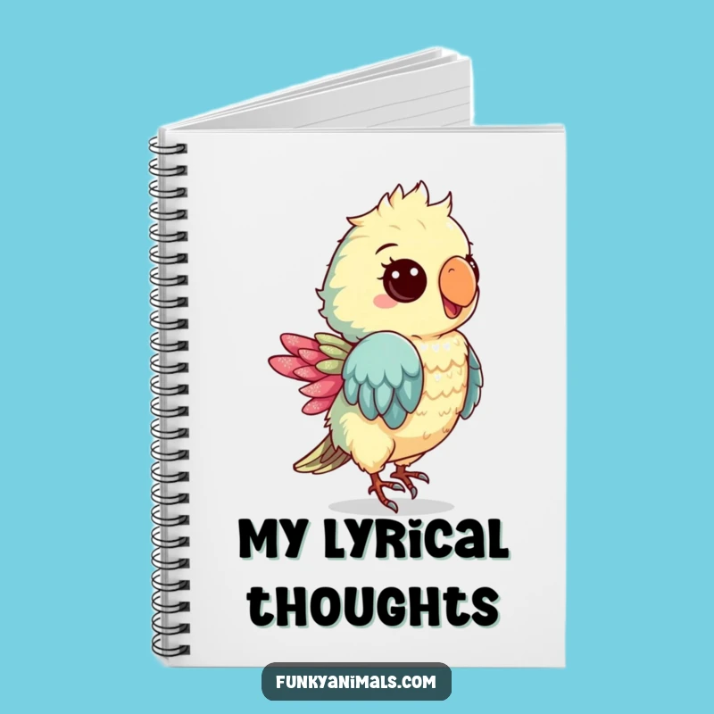 Funny Groovy Parrot Cub Notebook: Jot Down Your Tropical Ideas