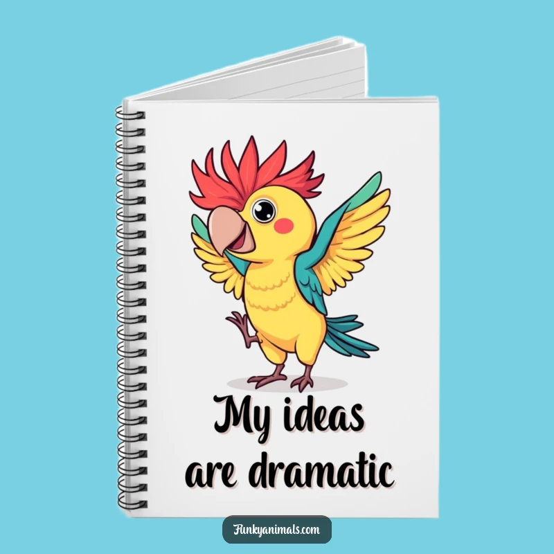 Funny Parrot Dance Notebook: Wild Feathered Dancer, Hilarious Bird Journal Gift