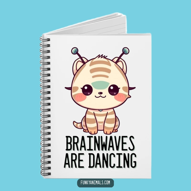 Funny Shimmy Antenna Creature Notebook - Write with Rhythm!