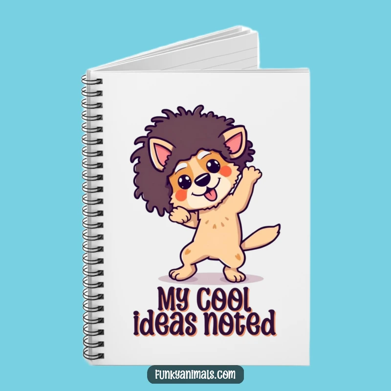 Funny Breakdancing Dog Notebook: Jot Down Your Groovy Ideas, A Great Funny Gift