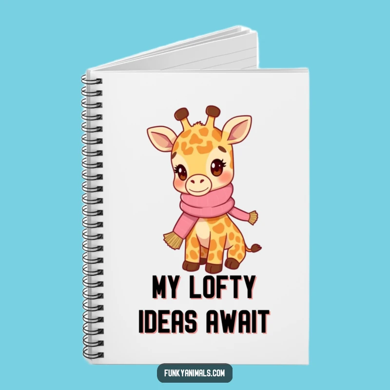 Funny Hip Giraffe Cub Notebook: Style & Ideas - Chic Funny Gift