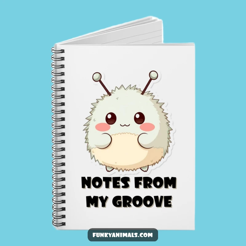 Funny Fuzzy Creature Notebook: Jot Down Rhythmic Thoughts