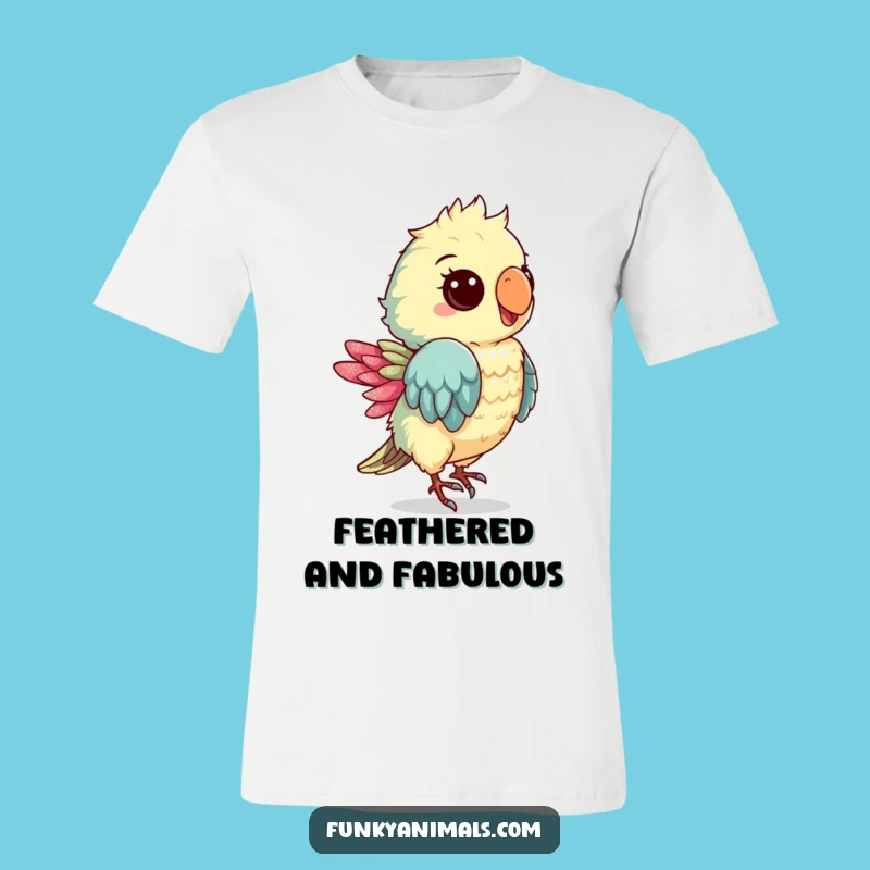 Funny Groovy Parrot Cub T-Shirt: Wear the Tropical Beat