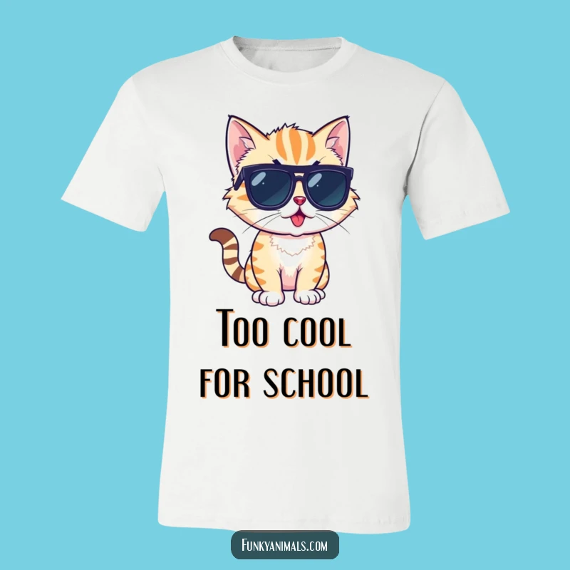 Funny Cool Cat Cub T-Shirt: Sunglasses & Funky Style - Awesome Funny Gift