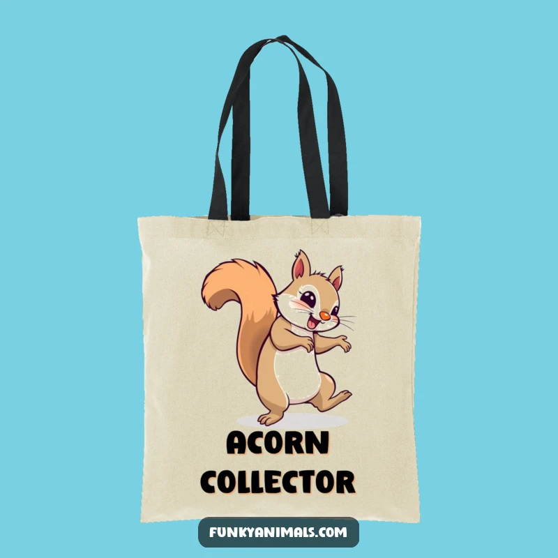 Funny Breakdancing Squirrel Tote Bag: Carry Your Groovy Essentials!