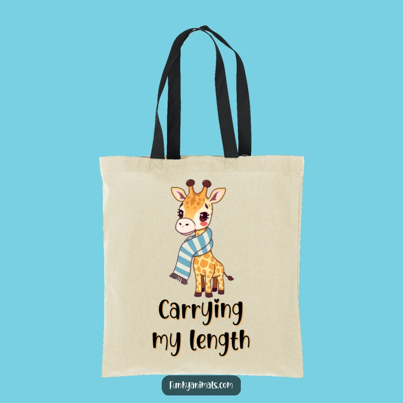 Funny Giraffe Tote Bag: Carry Your Essentials with Tall Style
